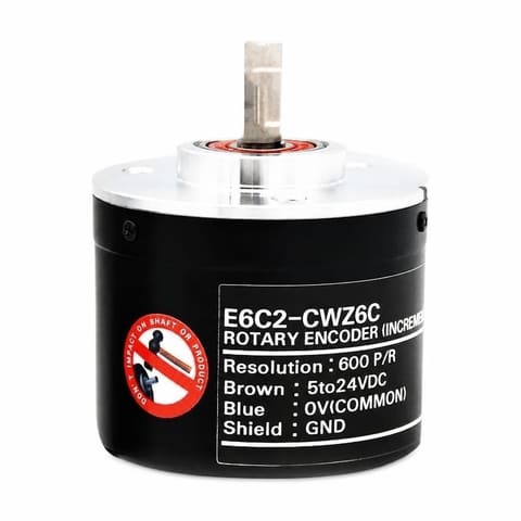 E6C2-CWZ1X 500 P/R Line Driver 5VDC Инкрементальный энкодер с валом Ø8мм OMRON
