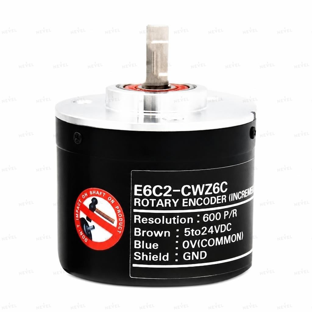 E6C2-CWZ1X 1500 P/R Line Driver 5VDC Инкрементальный энкодер с валом Ø8мм OMRON