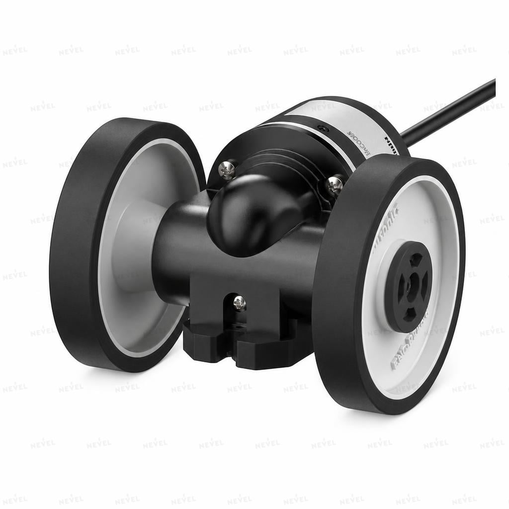 ENC-1-1-T-24 1 mm/pulse Push-Pull 12-24VDC Инкрементальный энкодер с измерительным колесом AUTONICS