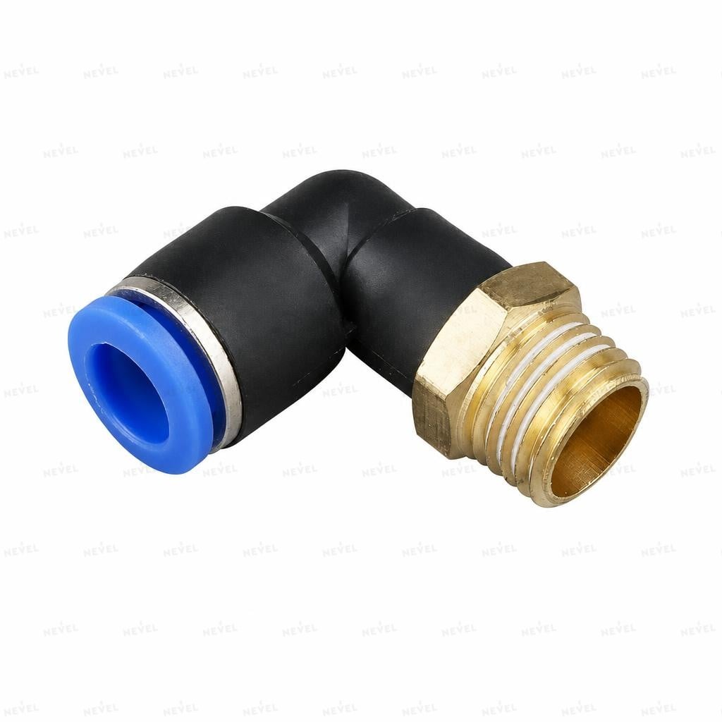 PL 10-04 Ø10мм G1/2" Фитинг цанговый угловой