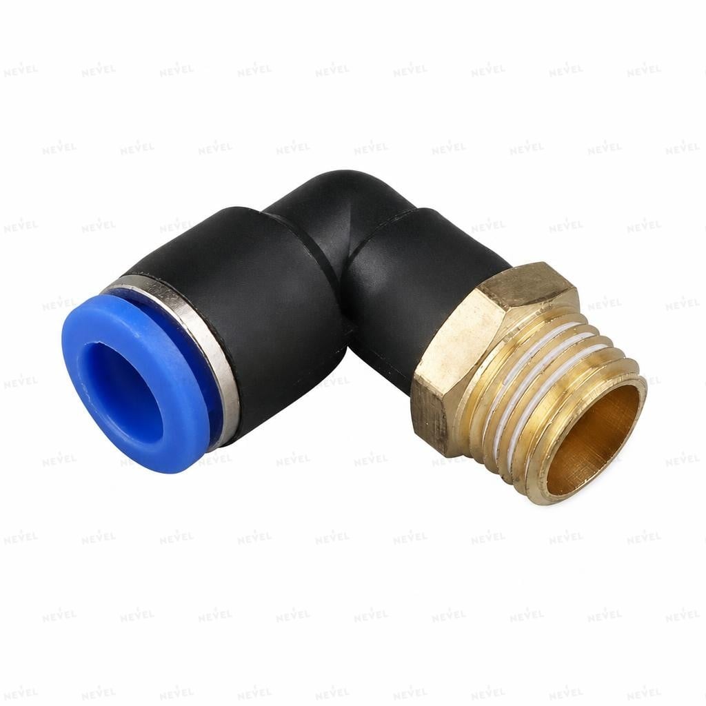 PL 12-03 Ø12mm G3/8" burchakli tsangli fiting
