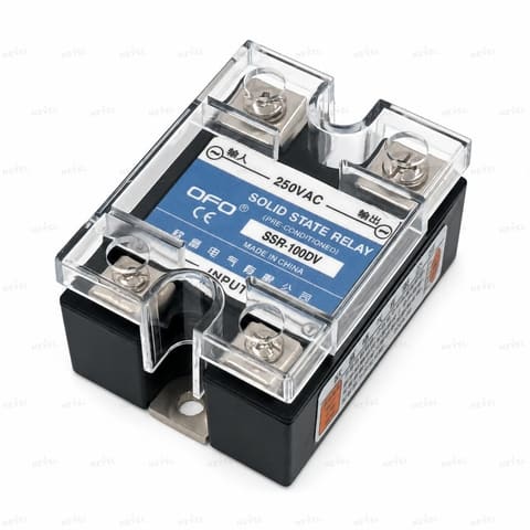 SSR-100DV 100А 0-250VAC Однофазный регулятор напряжения SSR OFO
