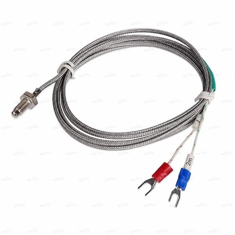 WRN-M10 Датчик температуры тип K резьба M10 0…800°C кабель 2 м — 1
