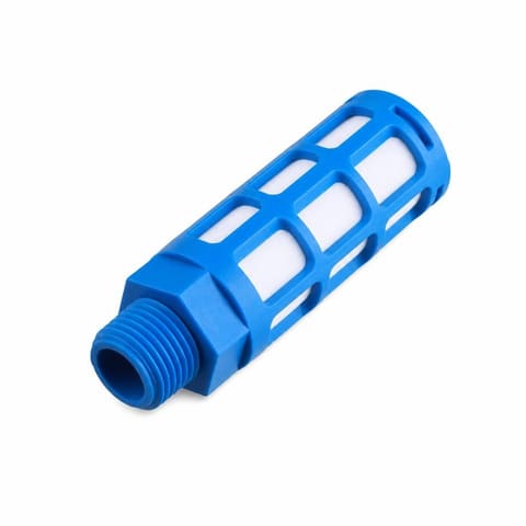 PSU G1/2" Глушитель-фильтр выхлопа синий