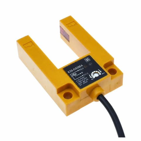 E3S-GS30F4 NO PNP 6-36VDC Щелевой оптический датчик ширина 30мм трёхпроводной