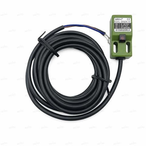 SN04-P2 NC PNP 6-36VDC Датчик индуктивный прямоугольный дистанция 4мм трёхпроводной — 1