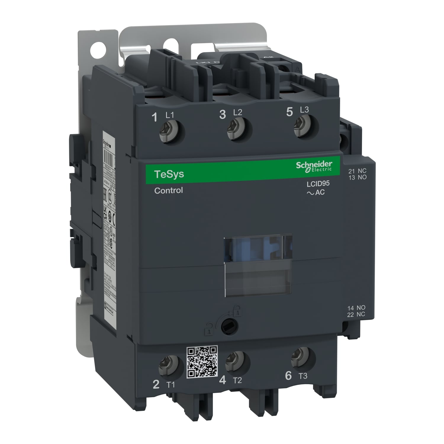 LC1D95M7 95A 220VAC 1NO+1NC elektromagnit kontaktor Schneider Electric