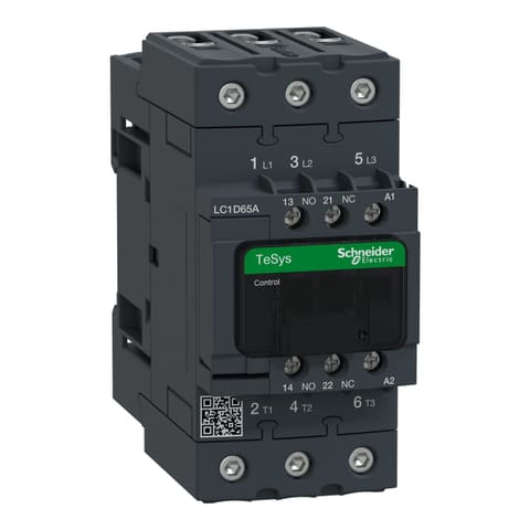 LC1D65AM7 65A 220VAC 1NO+1NC Контактор электромагнитный Schneider Electric