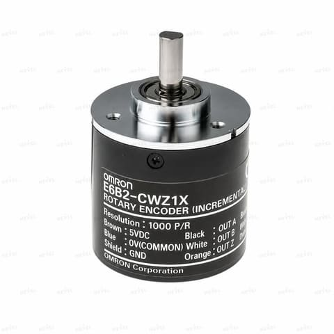 E6B2-CWZ1X 2500 P/R Line Driver 5VDC Инкрементальный энкодер с валом Ø6мм OMRON — 1