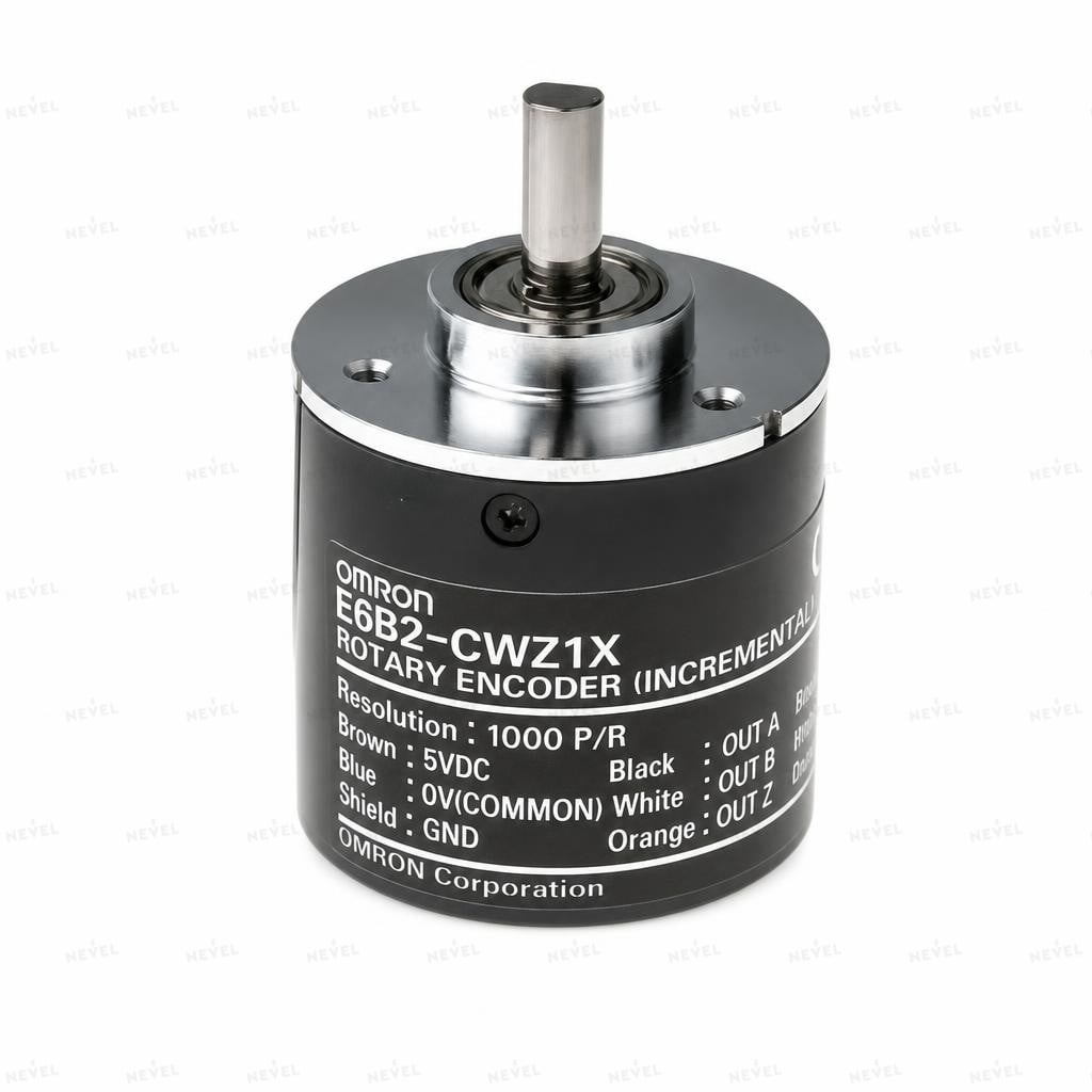 E6B2-CWZ1X 5000 P/R Line Driver 5VDC Инкрементальный энкодер с валом Ø6мм OMRON