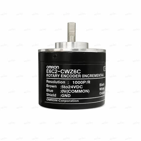E6C2-CWZ6CH 5000 P/R NPN 5-24VDC Инкрементальный энкодер с валом Ø8мм OMRON — 1