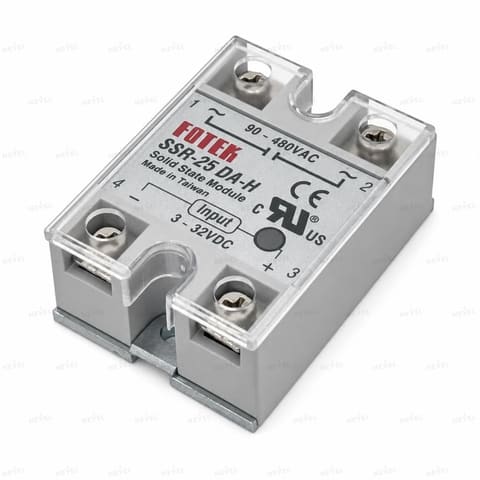 SSR-25DA-H 25А 3-32VDC / 90-480VAC Однофазное твердотельное реле SSR FOTEK — 1