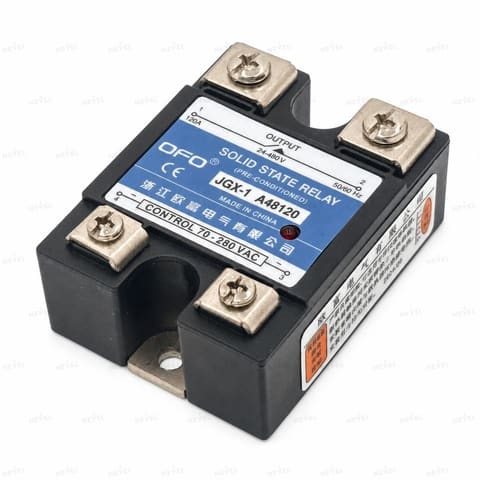 JGX-1A48120 120A 70-280VAC / 24-480VAC bir fazali qattiq jismli rele SSR OFO — 2