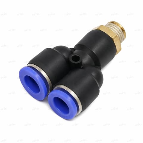 PX-12-02 Ø12mm G1/4" oʻtish troynikli tsangli fiting — 1