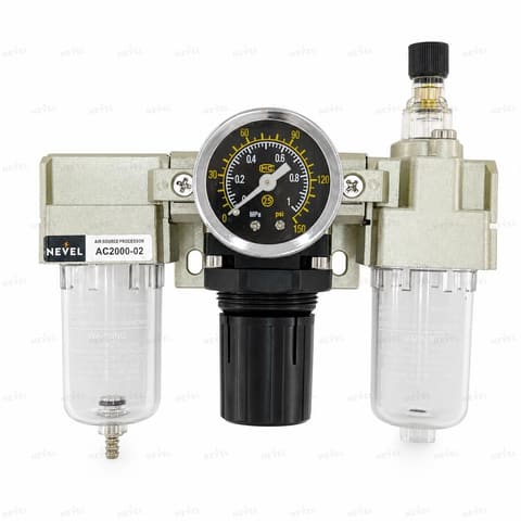 AC2000-02 Блок подготовки воздуха (FRL) G1/4" до 10 бар — 1