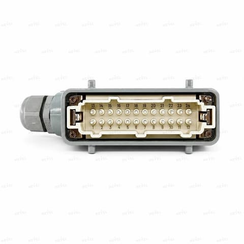 HDC-HE-024-1 Разъем промышленный 24-контактный 16A 500V — 2