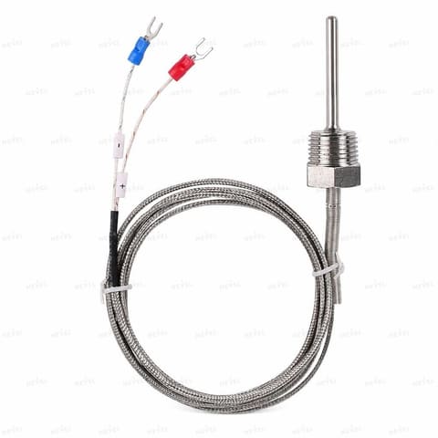 WRN-200 K Ø6×100 mm harorat datchigi, turi K rezbali 0…800°C kabel 2 m — 1