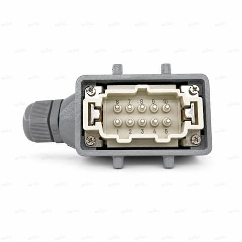 HDC-HE-010-1 Разъем промышленный 10-контактный 16A 500V — 3