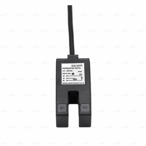 E3S-GS7P NO PNP 6-36VDC tirqishli optik datchik, kengligi 7mm uch simli — 1