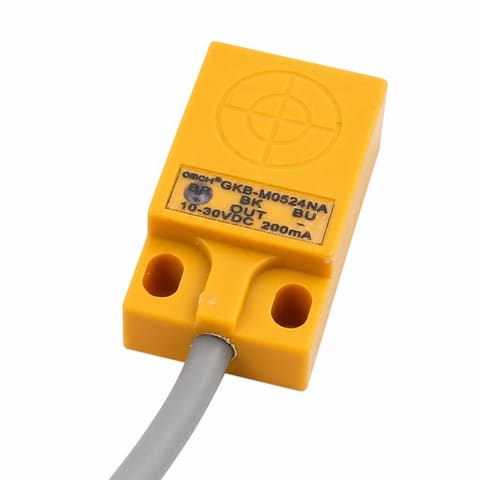 GKB-M0524NA NO NPN 10-30VDC Датчик индуктивный прямоугольный дистанция 5мм трёхпроводной