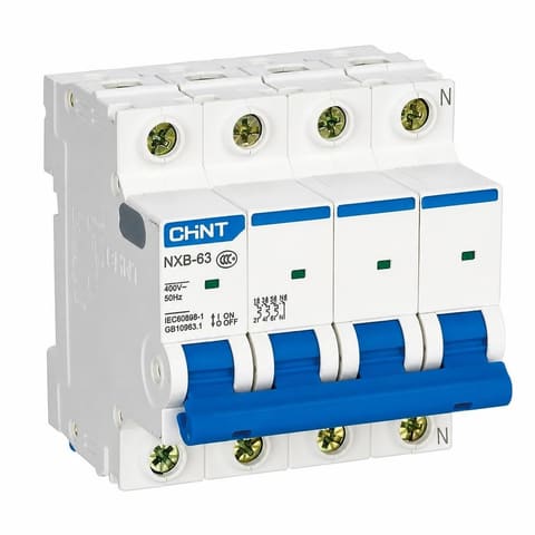 NXB-63 4P 25A Автоматический выключатель Характеристика C CHINT