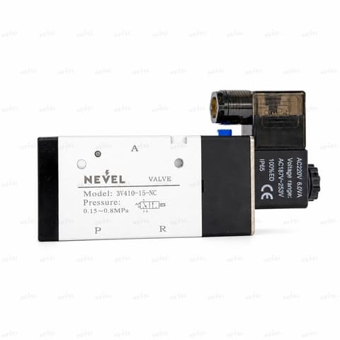 3V410-15 220VAC Пневмораспределитель электромагнитный 3/2 G1/2" — 3