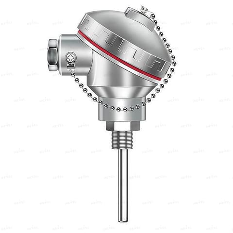 WZP-231 Pt100 Ø10×50 mm harorat datchigi Pt100 rezbali −200…450°C