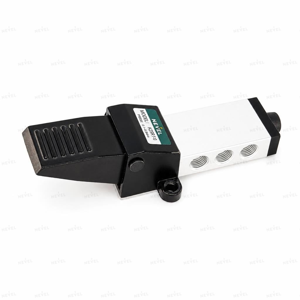 K25R7-8 Пневмораспределитель педальный 5/2 G1/4" с фиксацией