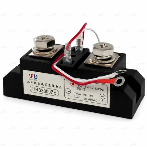 HRS3300ZE 300А 3-32VDC / 30-480VAC Однофазное твердотельное реле SSR — 3