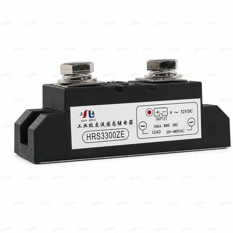 HRS3300ZE 300А 3-32VDC / 30-480VAC Однофазное твердотельное реле SSR