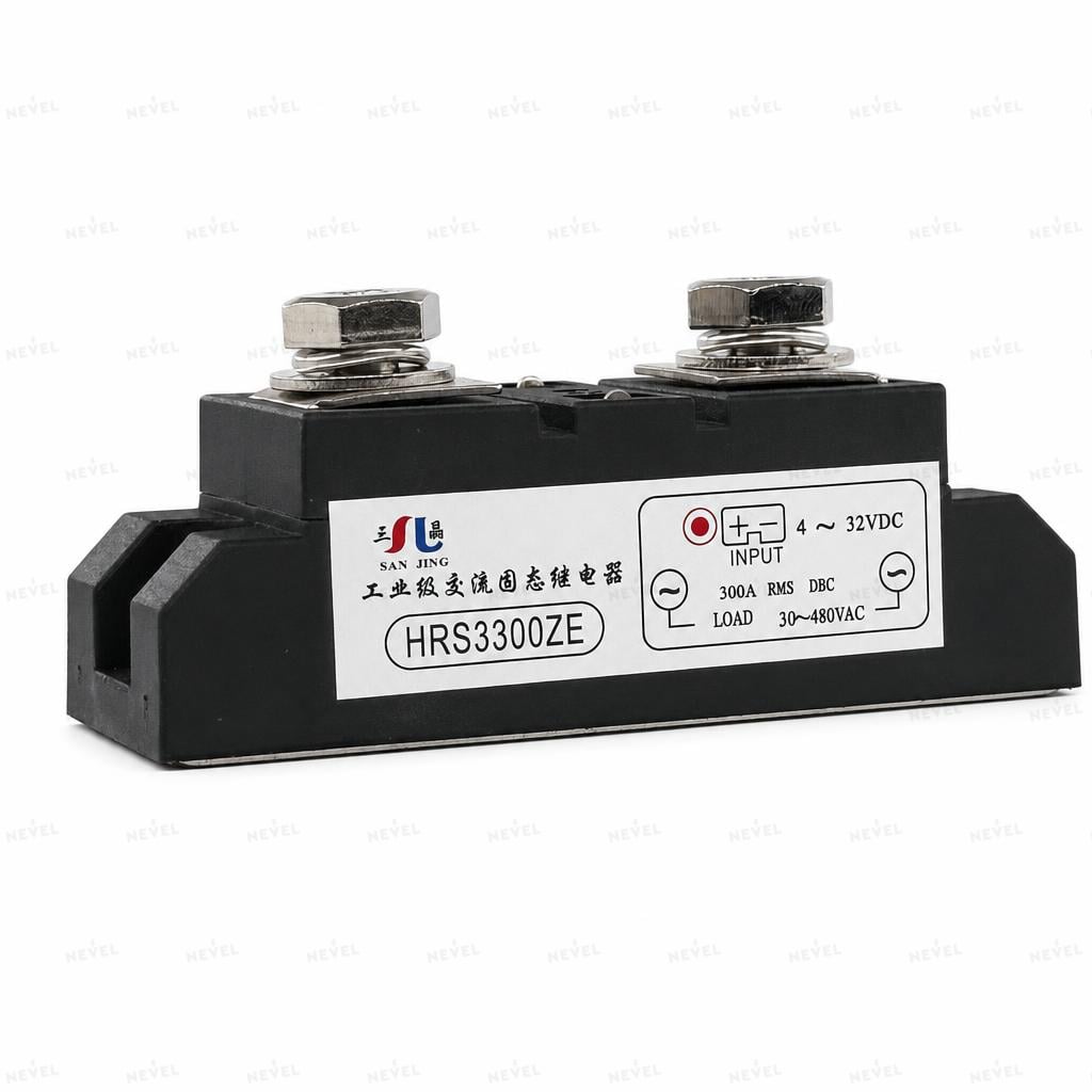 HRS3300ZE 300А 3-32VDC / 30-480VAC Однофазное твердотельное реле SSR