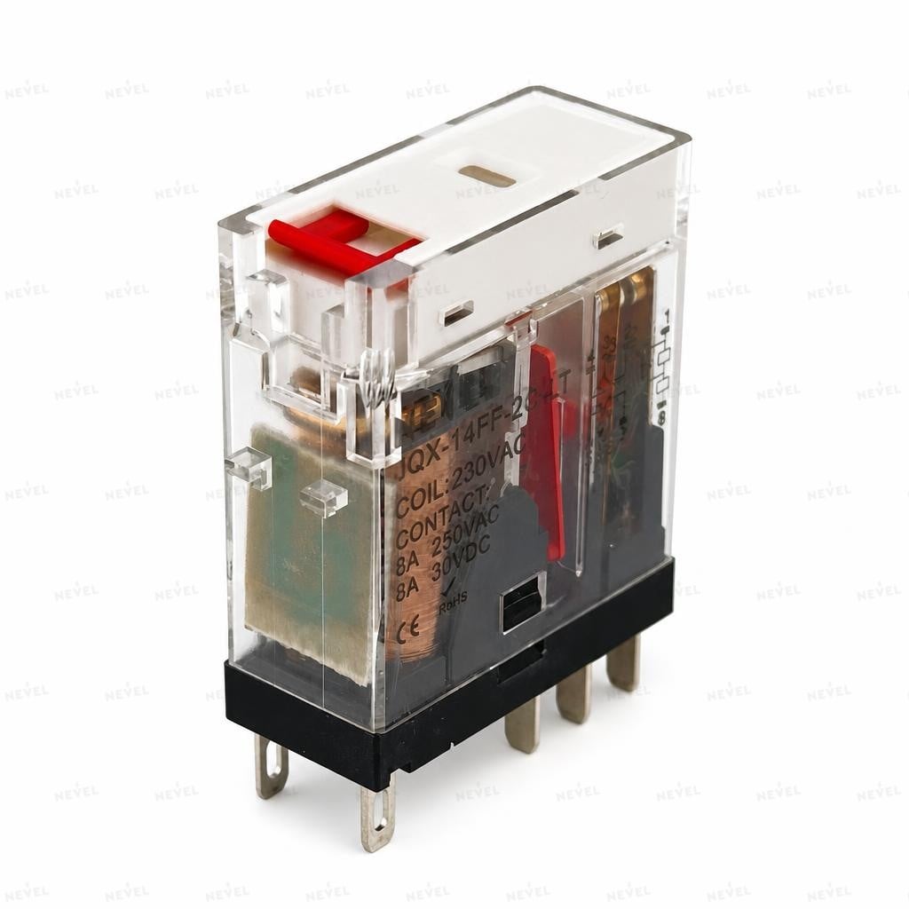 JQX-14FT-2C-LT 8A 220VAC oraliq rele