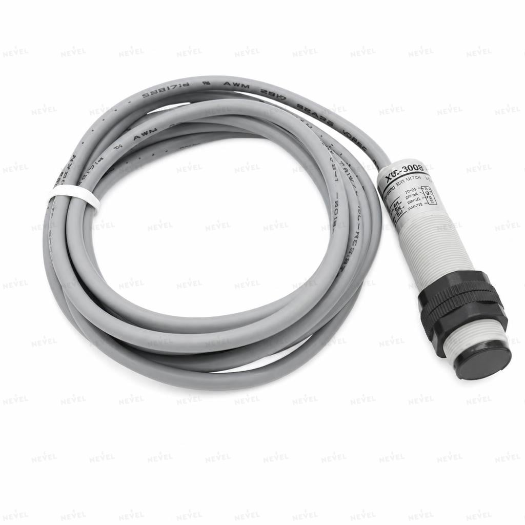 CDR-10X NO NPN/PNP 10-30VDC Ретро-рефлекторный фотоэлектрический датчик M18 дальность 100мм трёхпроводной FOTEK