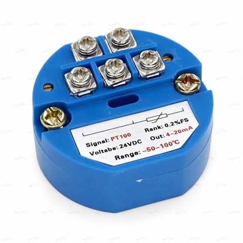 Pt100 −50…100°C Нормирующий преобразователь 4-20mA 24VDC — 1