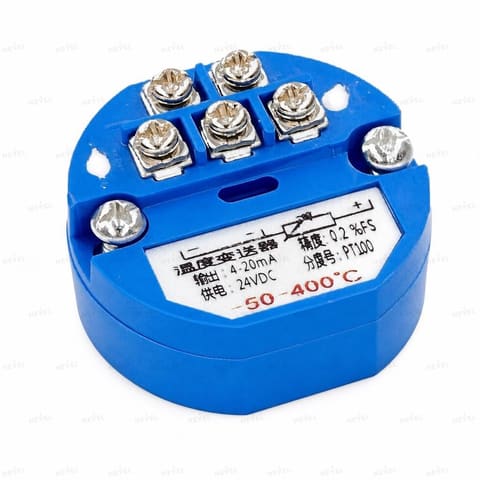 Pt100 −50…400°C Нормирующий преобразователь 4-20mA 24VDC — 1