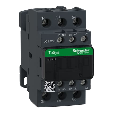 LC1D38B7 38A 24VAC 1NO+1NC Контактор электромагнитный Schneider Electric
