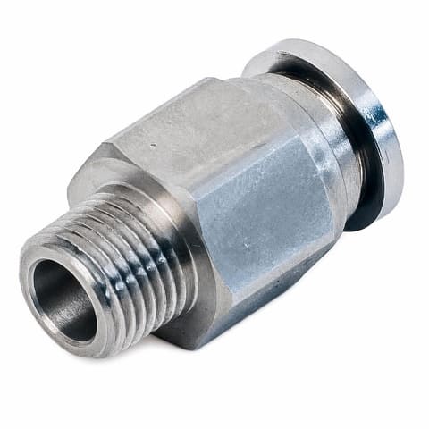 MPC 6-02 Ø6мм G1/4" Фитинг цанговый прямой металлический