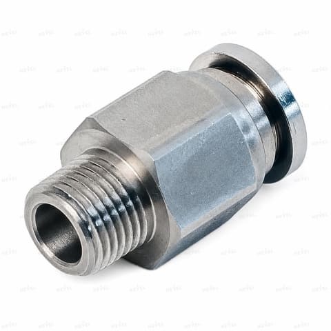 MPC 8-02 Ø8мм G1/4" Фитинг цанговый прямой металлический — 1