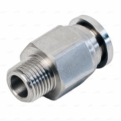 MPC 10-01 Ø10мм G1/8" Фитинг цанговый прямой металлический — 1