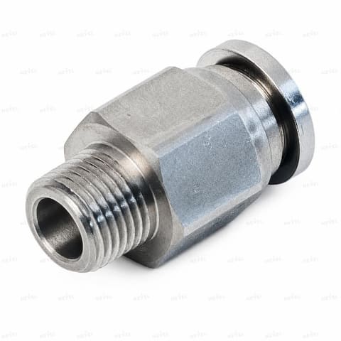 MPC 10-04 Ø10мм G1/2" Фитинг цанговый прямой металлический — 1