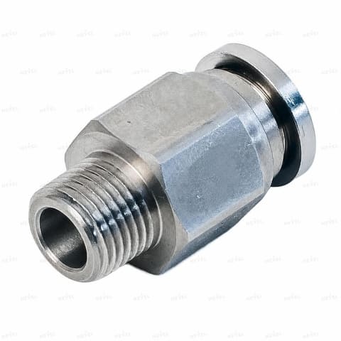 MPC 12-01 Ø12mm G1/8" toʻgʻri metall tsangli fiting — 1