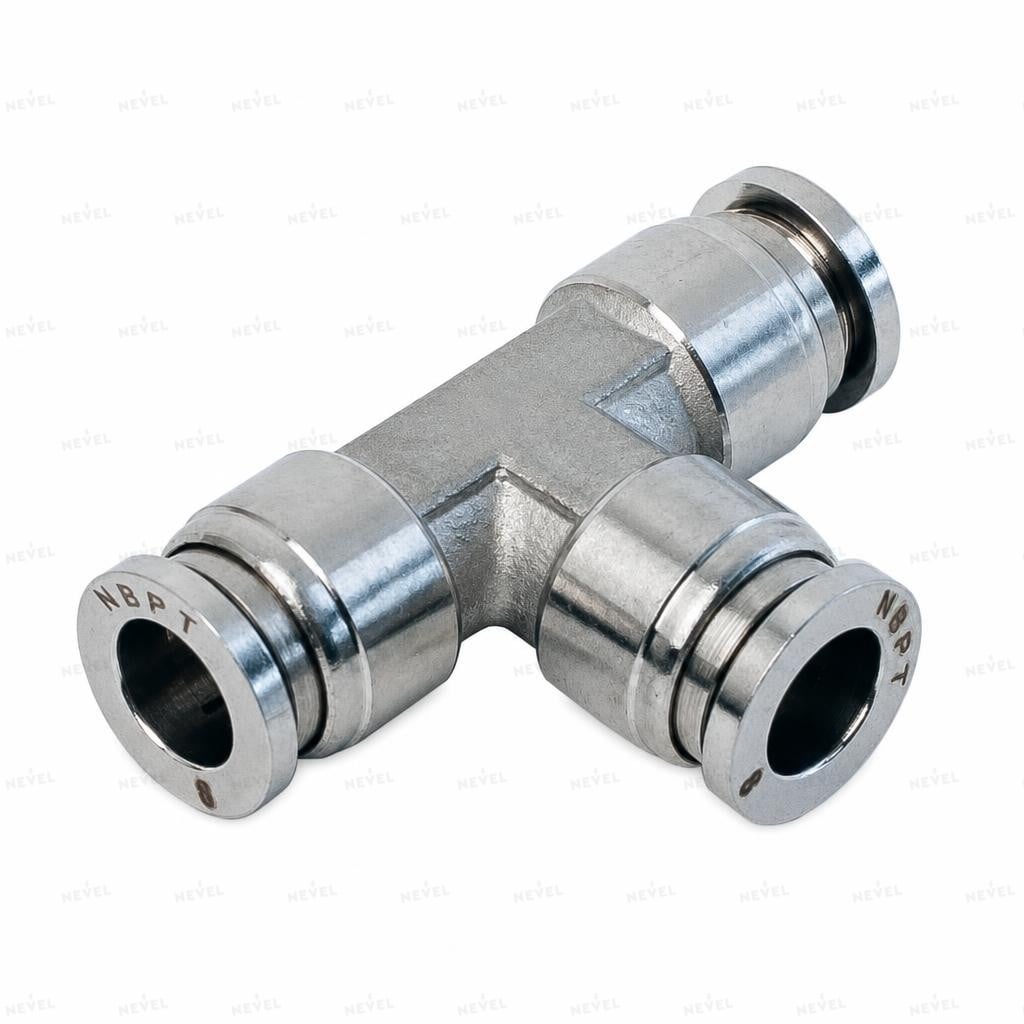 MPE-10 Ø10мм Фитинг цанговый тройник металлический