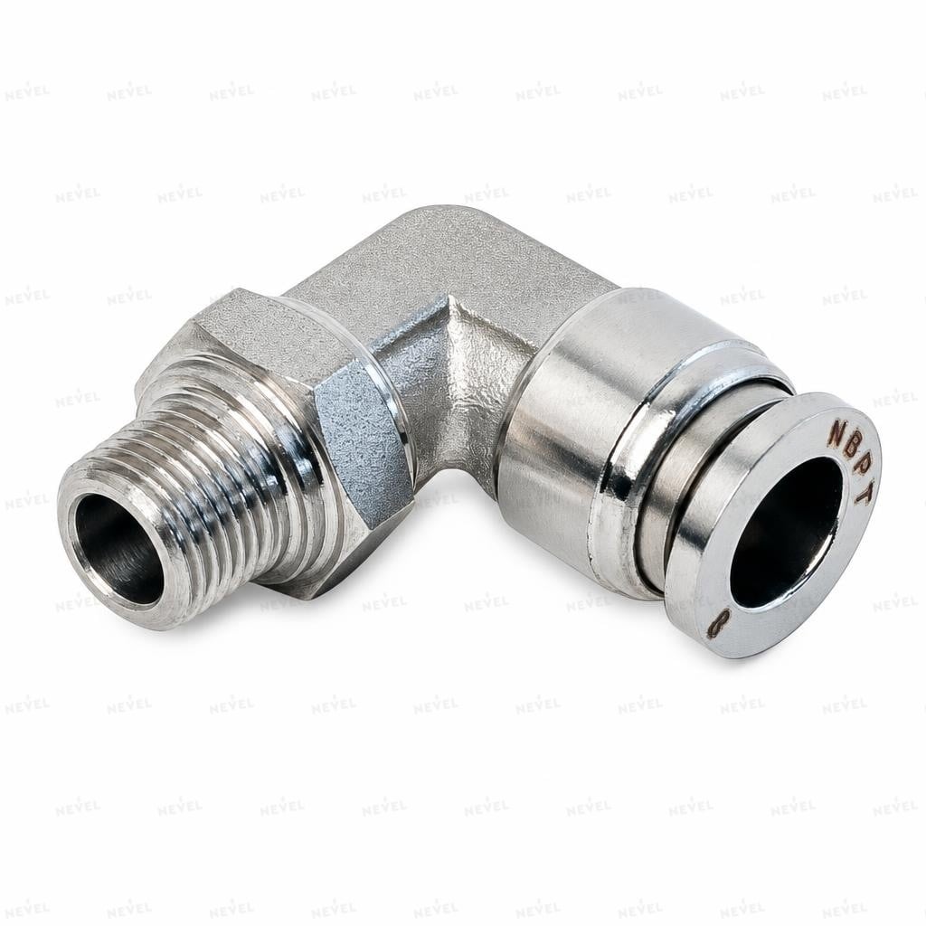 MPL 6-01 Ø6mm G1/8 burchakli metall tsangli fiting"