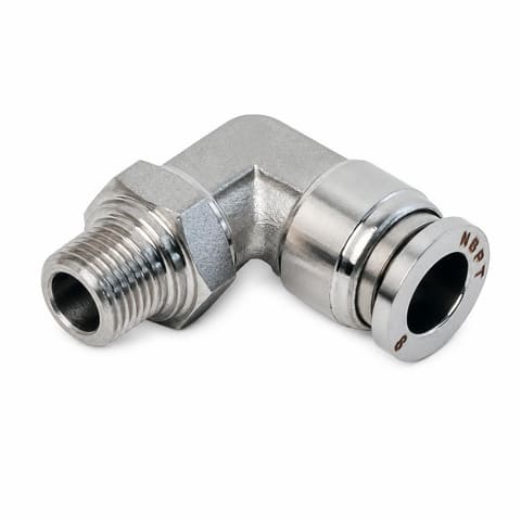 MPL 6-03 Ø6мм G3/8 Фитинг цанговый угловой металлический"