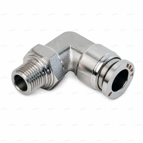 MPL 6-03 Ø6мм G3/8 Фитинг цанговый угловой металлический" — 1