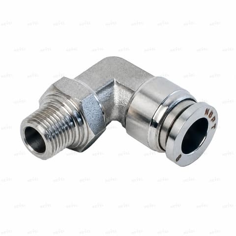 MPL 6-04 Ø6мм G1/2 Фитинг цанговый угловой металлический" — 1
