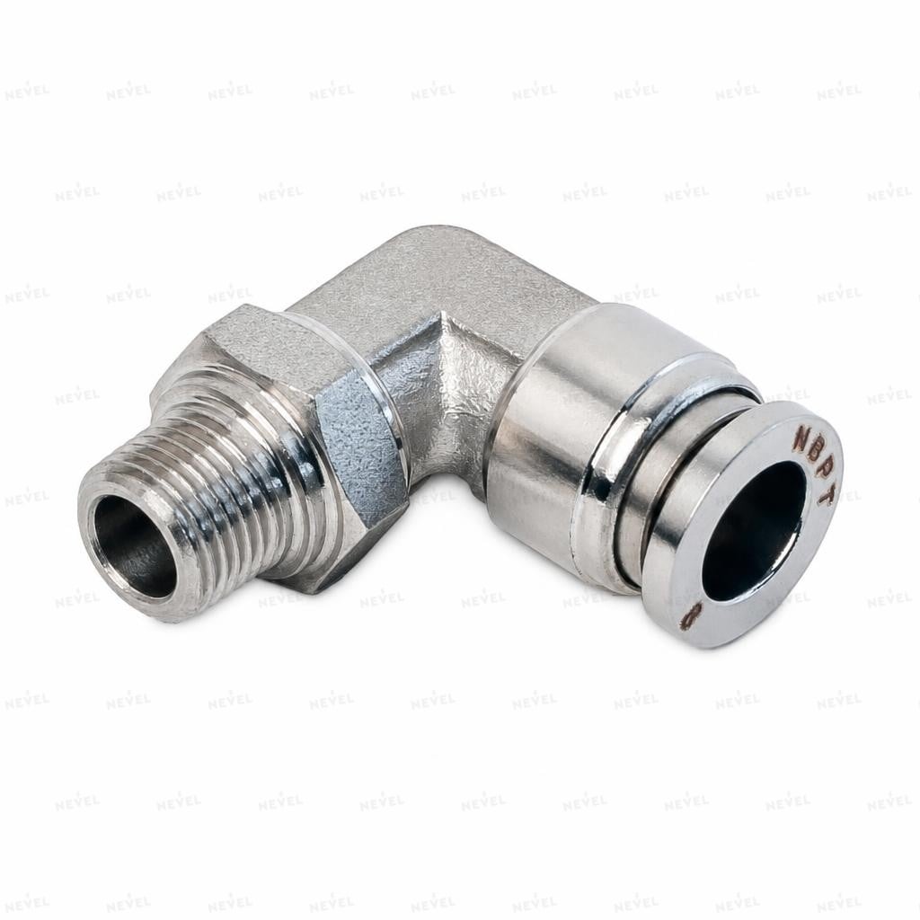 MPL 8-02 Ø8mm G1/4 burchakli metall tsangli fiting"