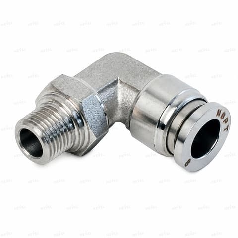 MPL 12-01 Ø12мм G1/8 Фитинг цанговый угловой металлический" — 1