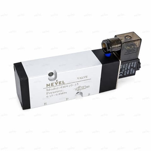 4M410-15 24VDC Пневмораспределитель электромагнитный 5/2 G1/2" — 1
