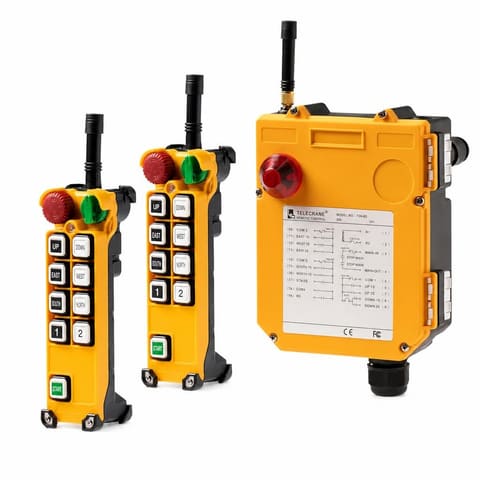 F24-8D Радиопульт промышленный 8-кнопочный двухскоростной 24-440V (2 передатчика)